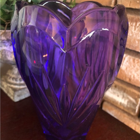 Waterford Crystal Accents Waterford Marquis Purple Heart Lead